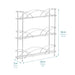 3 Tier Shelf Spice Rack Herb Organiser in Chrome -