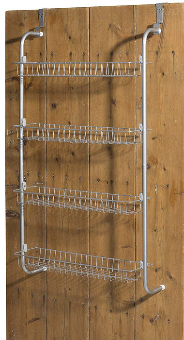 4 Tier Over Door Hanging Rack / Shelves For Pantry Or Storage Cupboard -