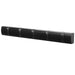 5 Door Hooks In Black Nickel On Black Mountable Board -