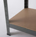 Heavy Duty Steel 5 Tier Racking & Storage Shelves or Workbench - Large 875kg Capacity (Grey) -