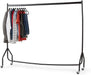 Extra Heavy Duty 6ft Long x 5ft Tall Clothes Rail In Black -