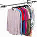 5ft Wall Mounted Clothes Rail In Black Powder Coating -