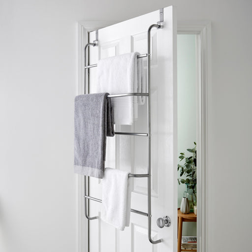 5 Tier Over Door Towel Rail / Clothes Airer -