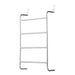 4 Tier Over Door Bar in Silver Powder Coating -