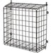 Black Letter Box Catcher Cage With Lift Up Lid -