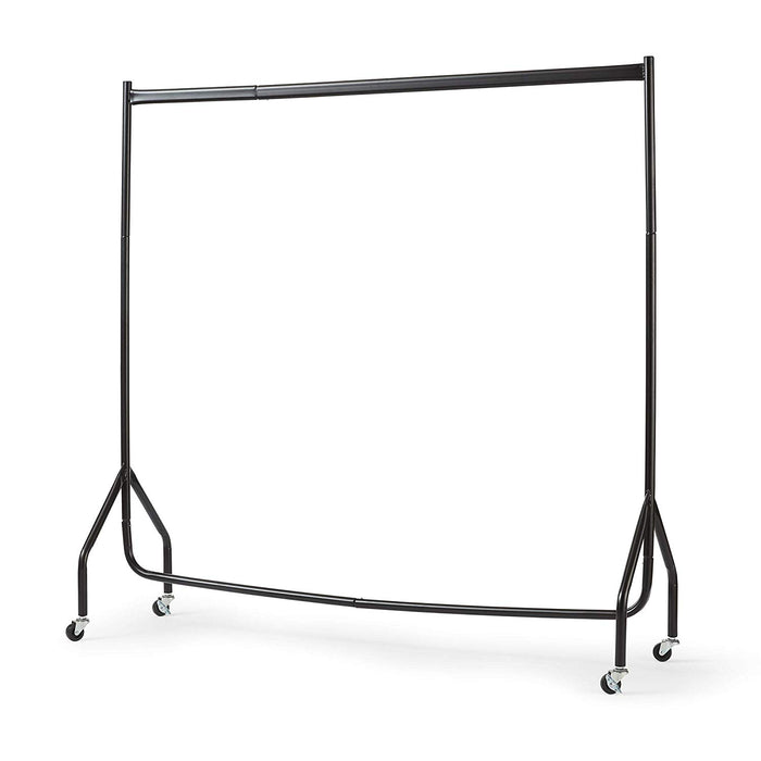 Extra Heavy Duty 4FT Long x 5FT Clothes Rail In Black -