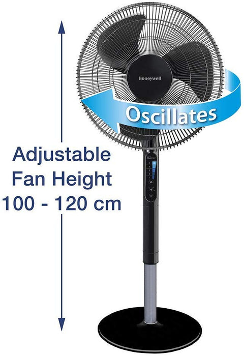 Honeywell Advanced QuietSet 16" Stand Fan With Noise Reduction Technology HSF600BE1 -