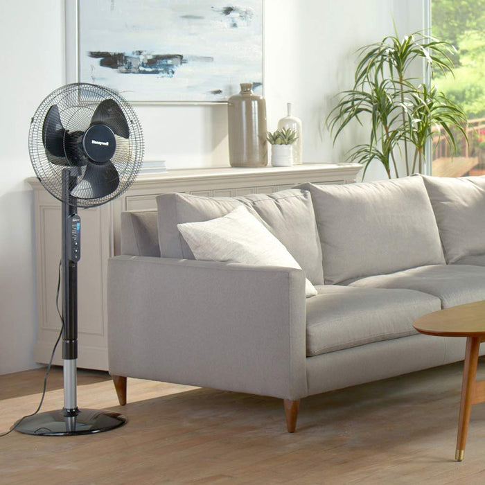 Honeywell Advanced QuietSet 16" Stand Fan With Noise Reduction Technology HSF600BE1 -