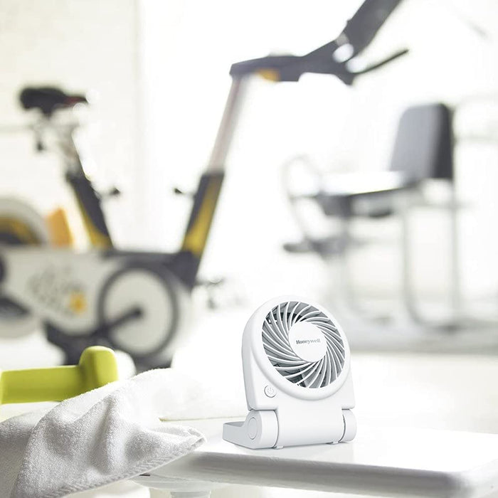 Honeywell Turbo On The Go USB Desk Fan - White -