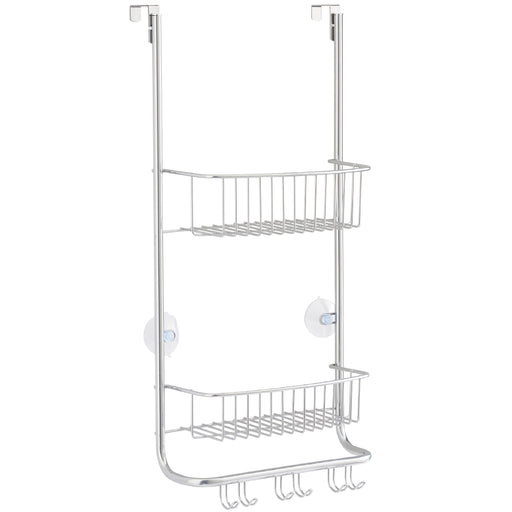 Over Door Shower Hanging Caddy Rust Prevention Nano Coating Steel Frame -