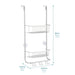 Over Door Shower Hanging Caddy Rust Prevention Nano Coating Steel Frame -