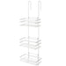 3 Tier Non Rust Hanging Shower Caddy Organiser in White -