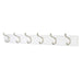 Quality 6 Double Coat Hooks Wall Or Door Mountable -