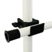 Triple Telescopic Wardrobe Organiser Hanging Rail Clothes Rack Adjustable Storage -