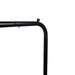 Freestanding Single Black Clothes Rail -