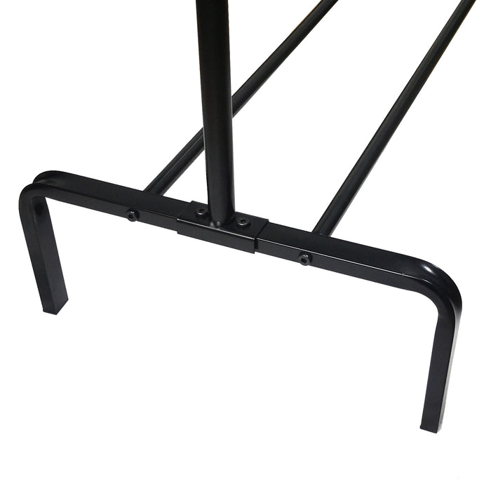 Freestanding Single Black Clothes Rail -