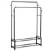 Freestanding Double Clothes Rail with Shoe Rack -