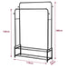 Freestanding Double Clothes Rail with Shoe Rack -
