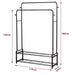 Freestanding Double Clothes Rail with Shoe Rack -
