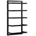 Wall Mounted Towel Holder in Black -