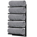 Wall Mounted Towel Holder in Black -