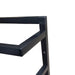 Wall Mounted Towel Holder in Black -