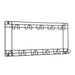 Tool holder in black powder coating -