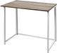 Folding Desk Table In White Powder Coating - 80 x 45 x 74cm -