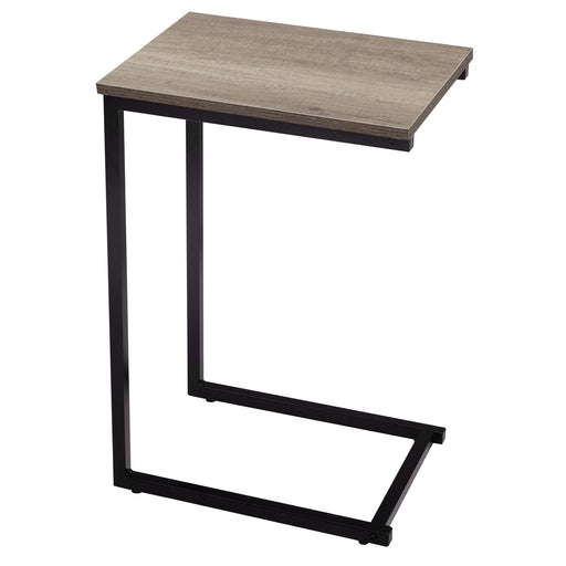 C Shaped Side Table Black Powder Coating -