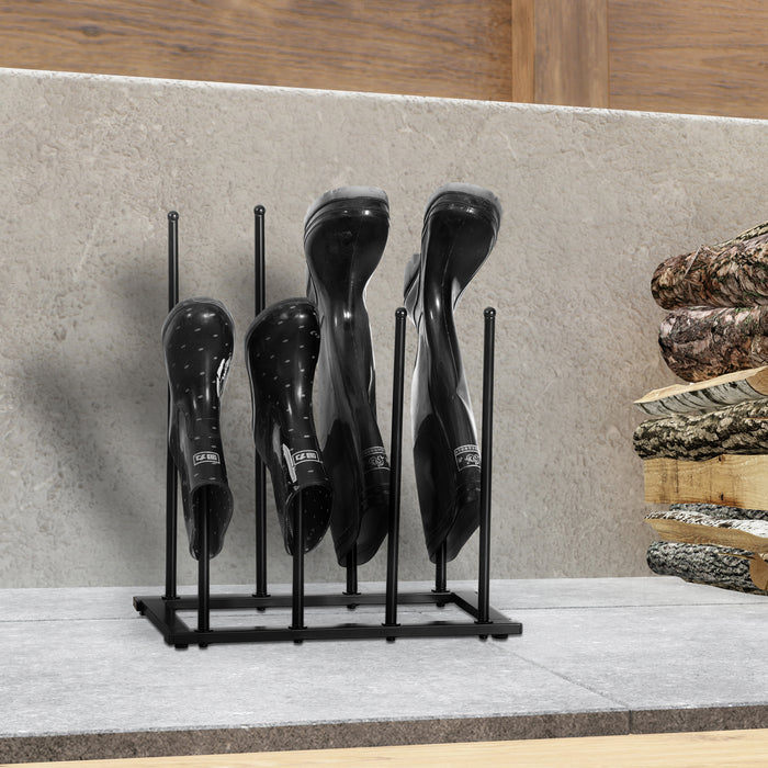 Welly Boot Stand Rack for up to 4 Pairs -
