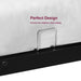 Metal Scroll Design Bed Frame in Black -