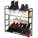 5 Tier Shoe Storage Rack - Black or Grey -