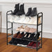 5 Tier Shoe Storage Rack - Black or Grey -