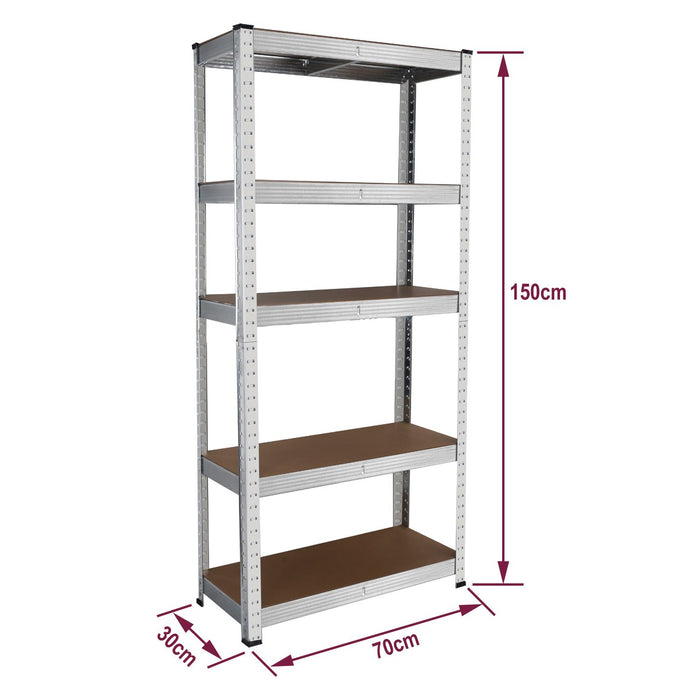 Galvanized clearance shelving unit