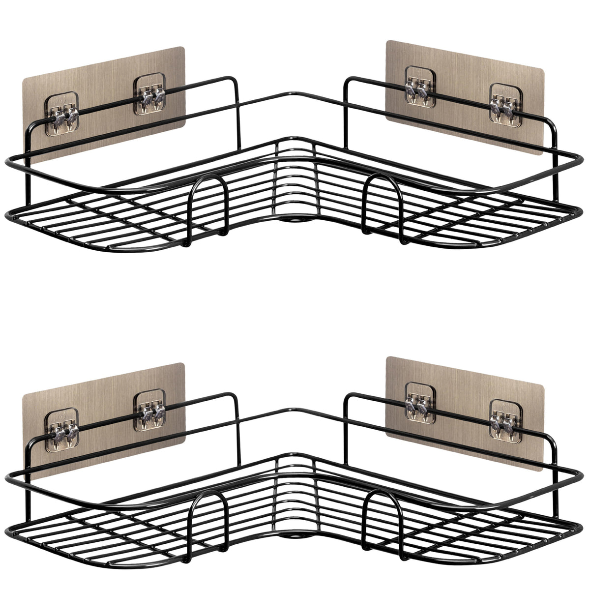 Shower corner storage clearance shelves