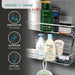 Set of 2 Self Adhesive Stainless Steel Shower Caddy -