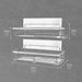 Set of 2 Self Adhesive Stainless Steel Shower Caddy -