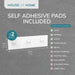 Set of 2 Self Adhesive Stainless Steel Shower Caddy -