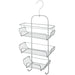 Shower Caddy in Silver Nano Powder Coating 3 Tier Hanging -