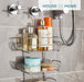 Shower Caddy in Silver Nano Powder Coating 3 Tier Hanging -