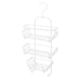 Shower Caddy in White Nano Powder Coating 3 Tier Hanging -