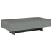 Coffee Table Accent Tea Side Living Room Stand 33.5"/45.3" Multi Colors - High Gloss Grey / 45.3" x 21.6" x 12.2"