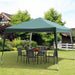 3x3m Garden Pop Up Gazebo Marquee Party Tent Wedding Canopy UV Protection - Green / 3m x 3m x2.55m