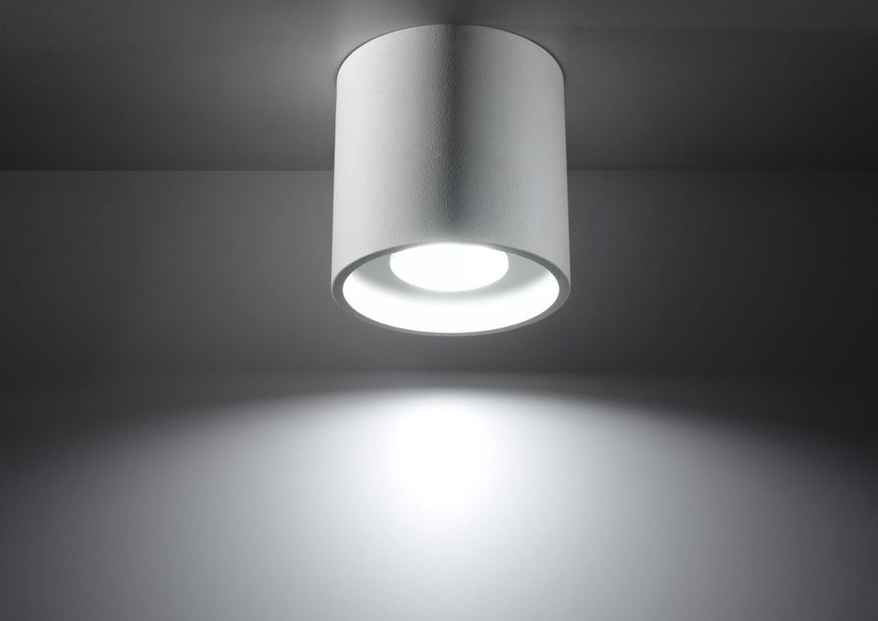 Ceiling Lamp ORBIS 1 White Round Shape Modern Loft Design LED GU10 -