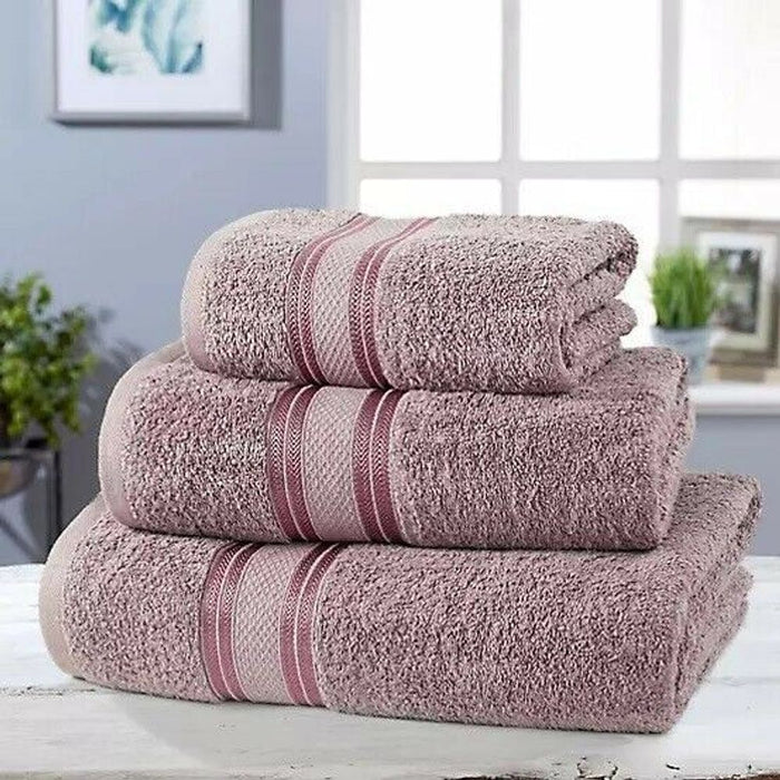 Luxury Cotton Towels, 550 GSM-Bath Sheet-Wisteria -