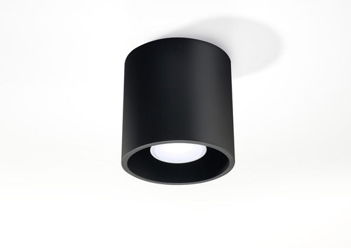 Ceiling Lamp ORBIS 1 Black Round Shape Modern Loft Design LED GU10 -