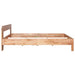 Lacquered Bed Frame Solid Oak Wood -