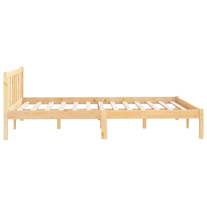Bed Frame Solid Pinewood 90x200cm to 200x200cm -