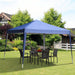 3x3m Garden Pop Up Gazebo Marquee Party Tent Wedding Canopy UV Protection - Blue / 3m x 3m x2.55m